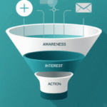 Sales funnel stages for business marketing